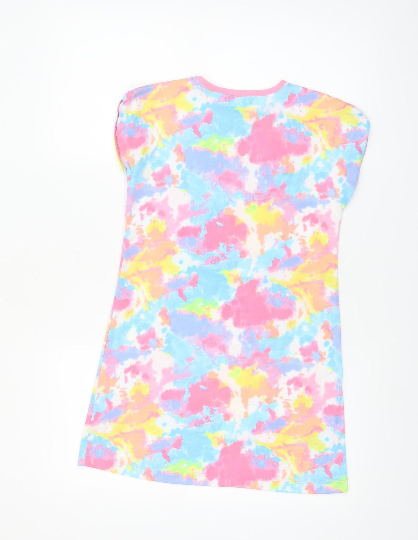 Dunnes Stores Girls Multicoloured Tie Dye T-Shirt Dress 9-10 Years