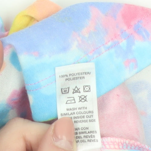 Dunnes Stores Girls Multicoloured Tie Dye T-Shirt Dress 9-10 Years