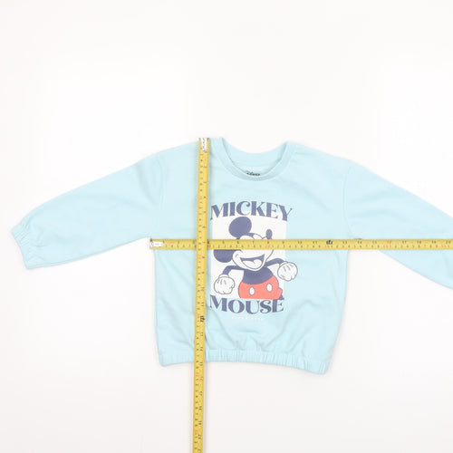 Disney at Primark Unisex Baby Blue Mickey Mouse Long Sleeve T-Shirt 24-36 Months