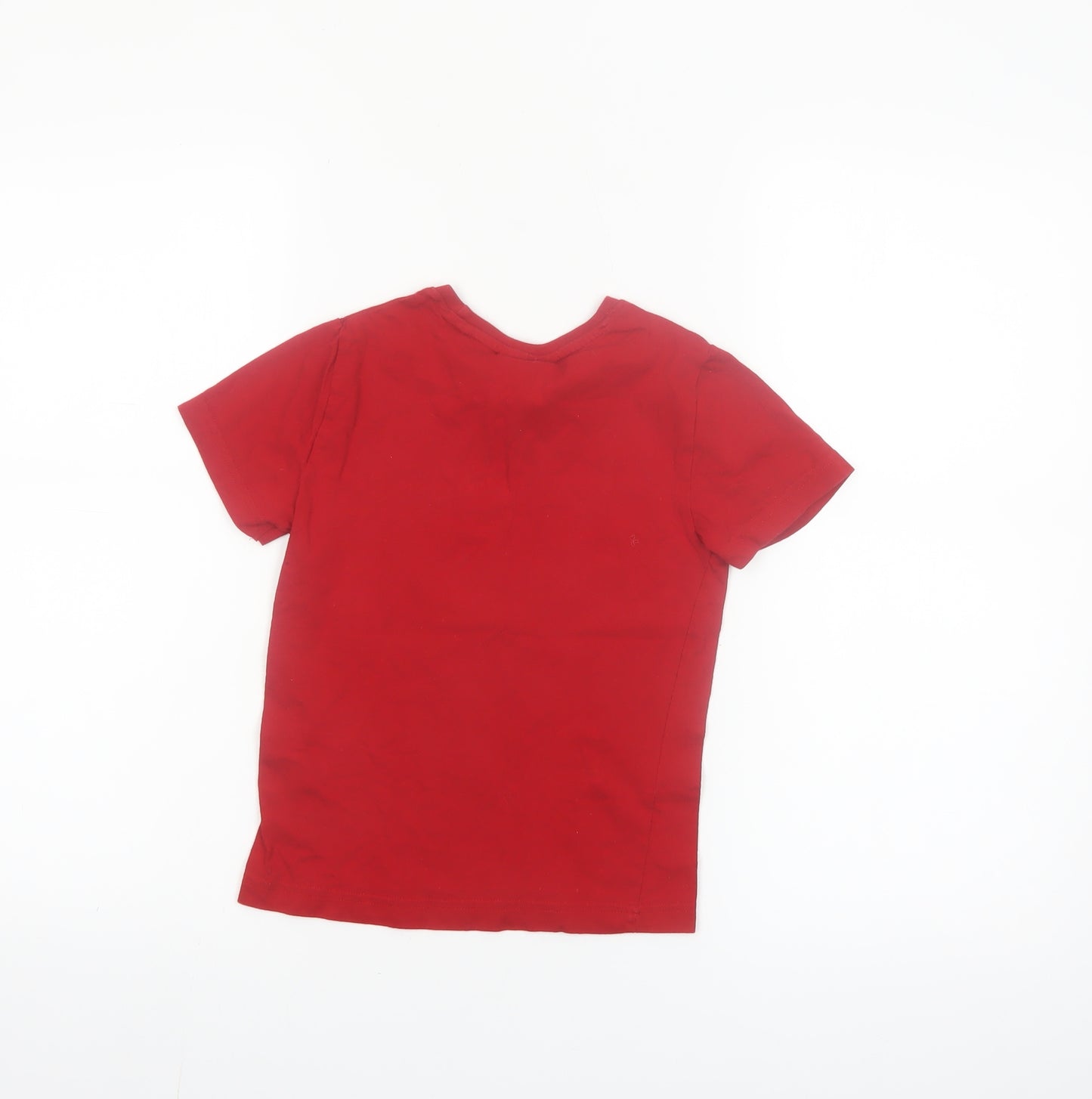 Marvel Boys Red Spider-Man Graphic T-Shirt 5-6 Years Short Sleeve Cotton