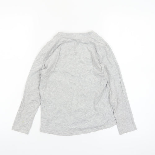Dunnes Stores Boys Grey Long Sleeve Game On Graphic T-Shirt 7-8 Years