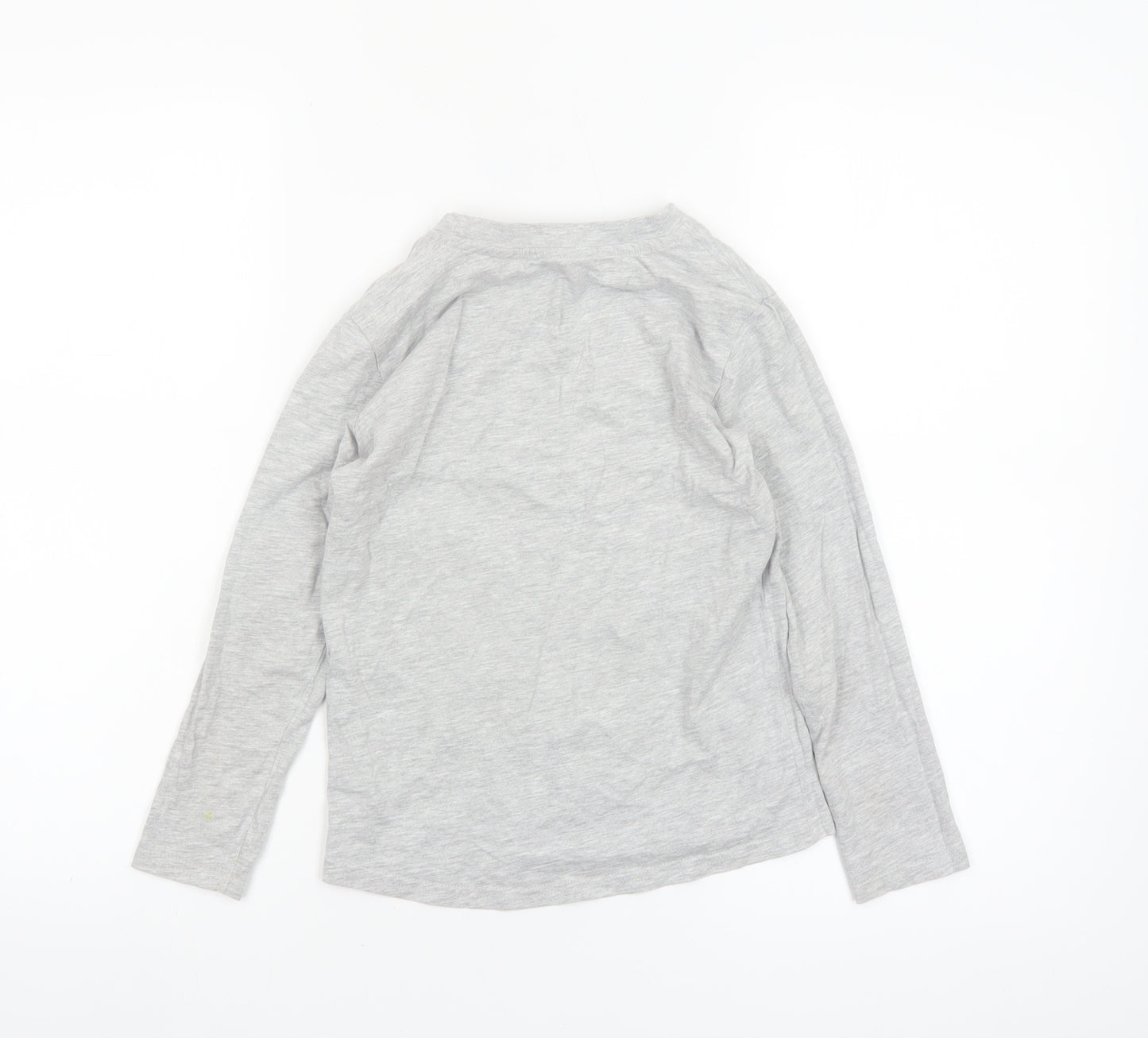 Dunnes Stores Boys Grey Long Sleeve Game On Graphic T-Shirt 7-8 Years