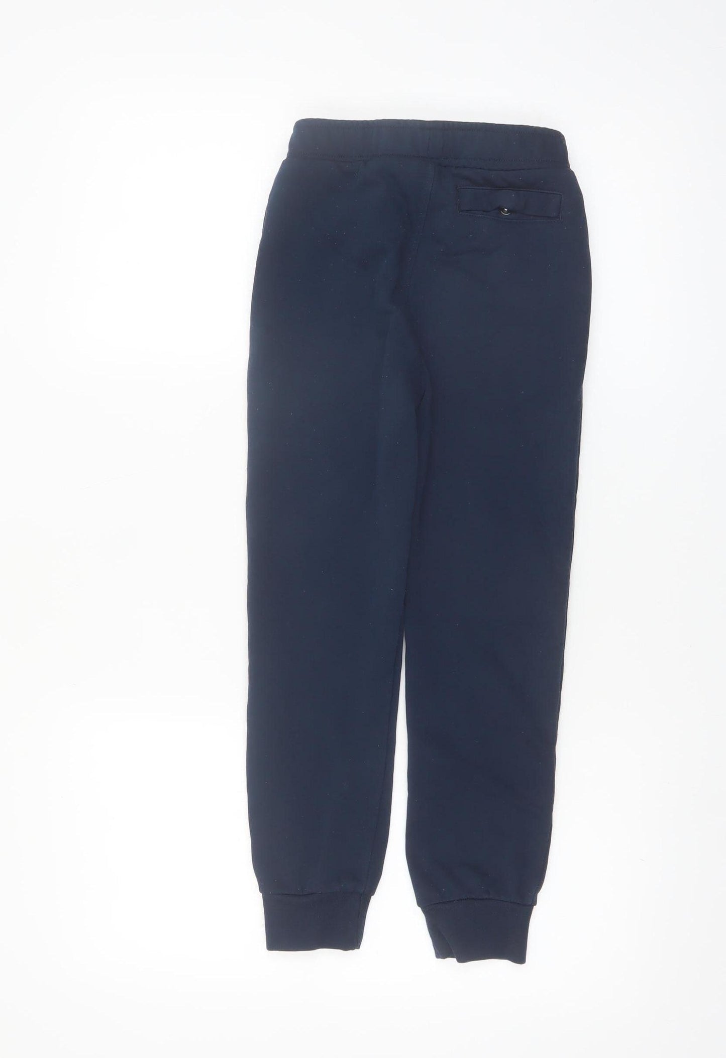 11 Degrees Boys Blue Jogger Trousers 8-10 Years Cotton Blend Fleece