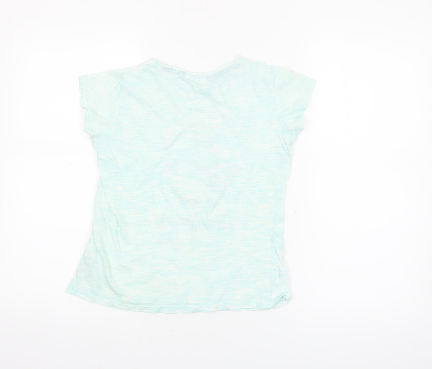 Lee Cooper Girls Blue Unicorn Graphic Short Sleeve T-Shirt 11-12 Years