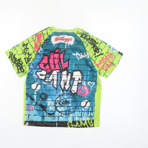 Azzurri Boys Multicoloured Graphic Sports T-Shirt 2 Years Lightweight Jersey