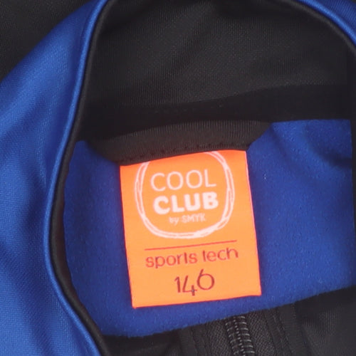 Cool Club Boys Blue Colourblock Track Jacket Size 146 Full Zip Sports Style