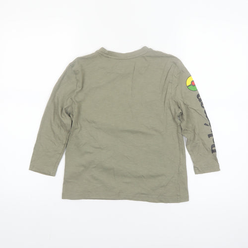 Pokémon Boys Green Pikachu Long Sleeve Graphic T-Shirt 6 Years