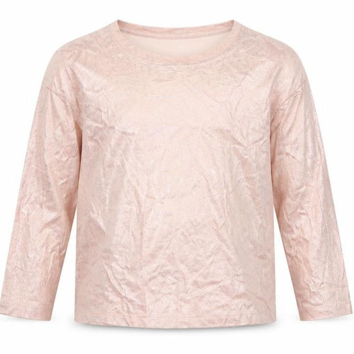 Zara Girls Pink Long Sleeve Cotton T-Shirt 6-7 Years