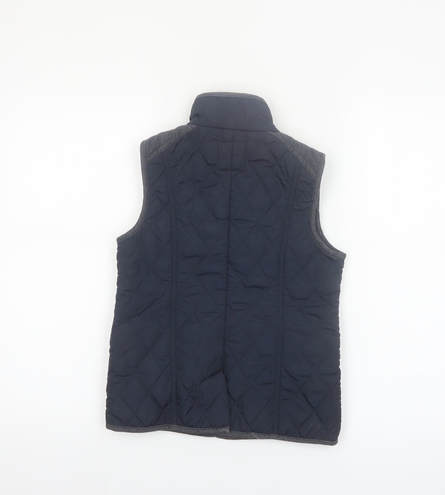 Next Boys Blue Quilted Waistcoat 7-8 Years Sleeveless Padded Gilet