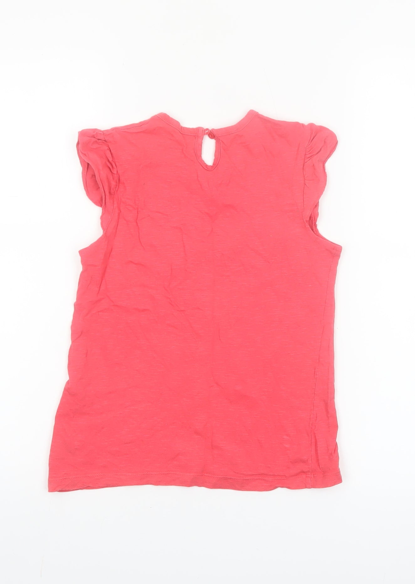 St. Bernard Girls Pink Glitter 'Joie de Vivre' Cotton T-Shirt 8 Years