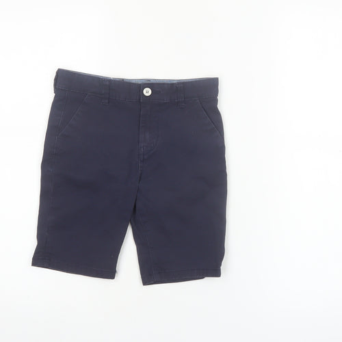 Denim Co Boys Blue Chino Shorts 6-7 Years Cotton Twill Casual Wear