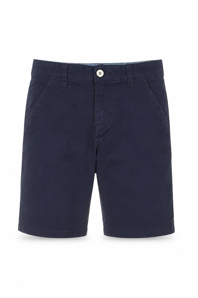 Denim Co Boys Blue Chino Shorts 6-7 Years Cotton Twill Casual Wear