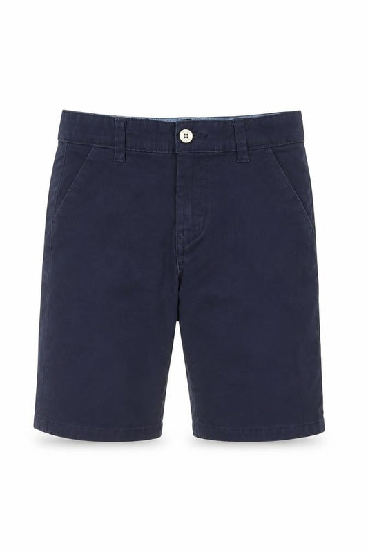 Denim Co Boys Blue Chino Shorts 6-7 Years Cotton Twill Casual Wear