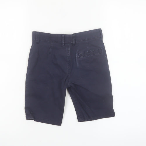 Denim Co Boys Blue Chino Shorts 6-7 Years Cotton Twill Casual Wear