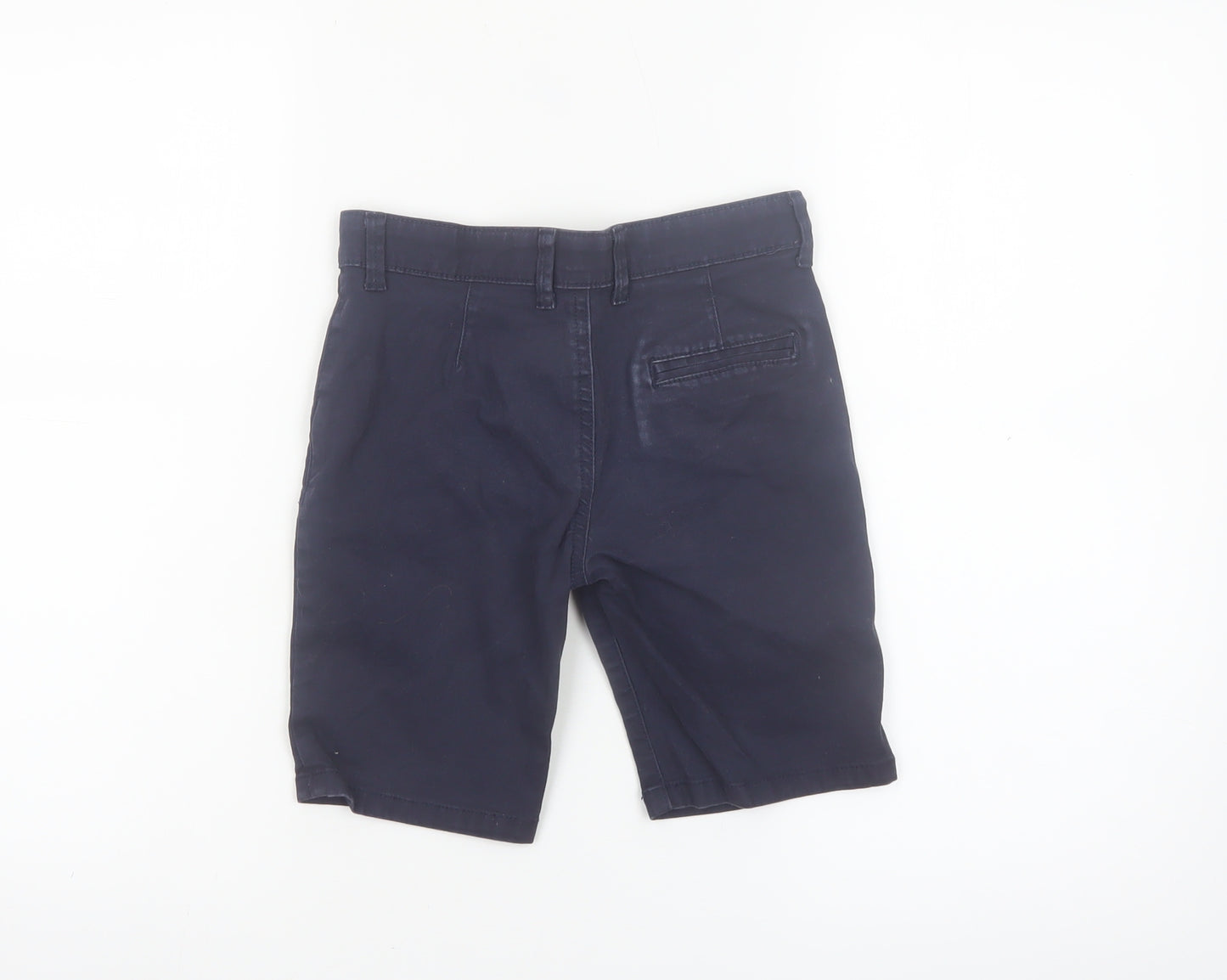 Denim Co Boys Blue Chino Shorts 6-7 Years Cotton Twill Casual Wear