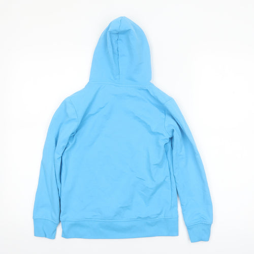 Minecraft Boys Blue Pullover Hoodie 8-10 Years Creeper Graphic Cotton Blend