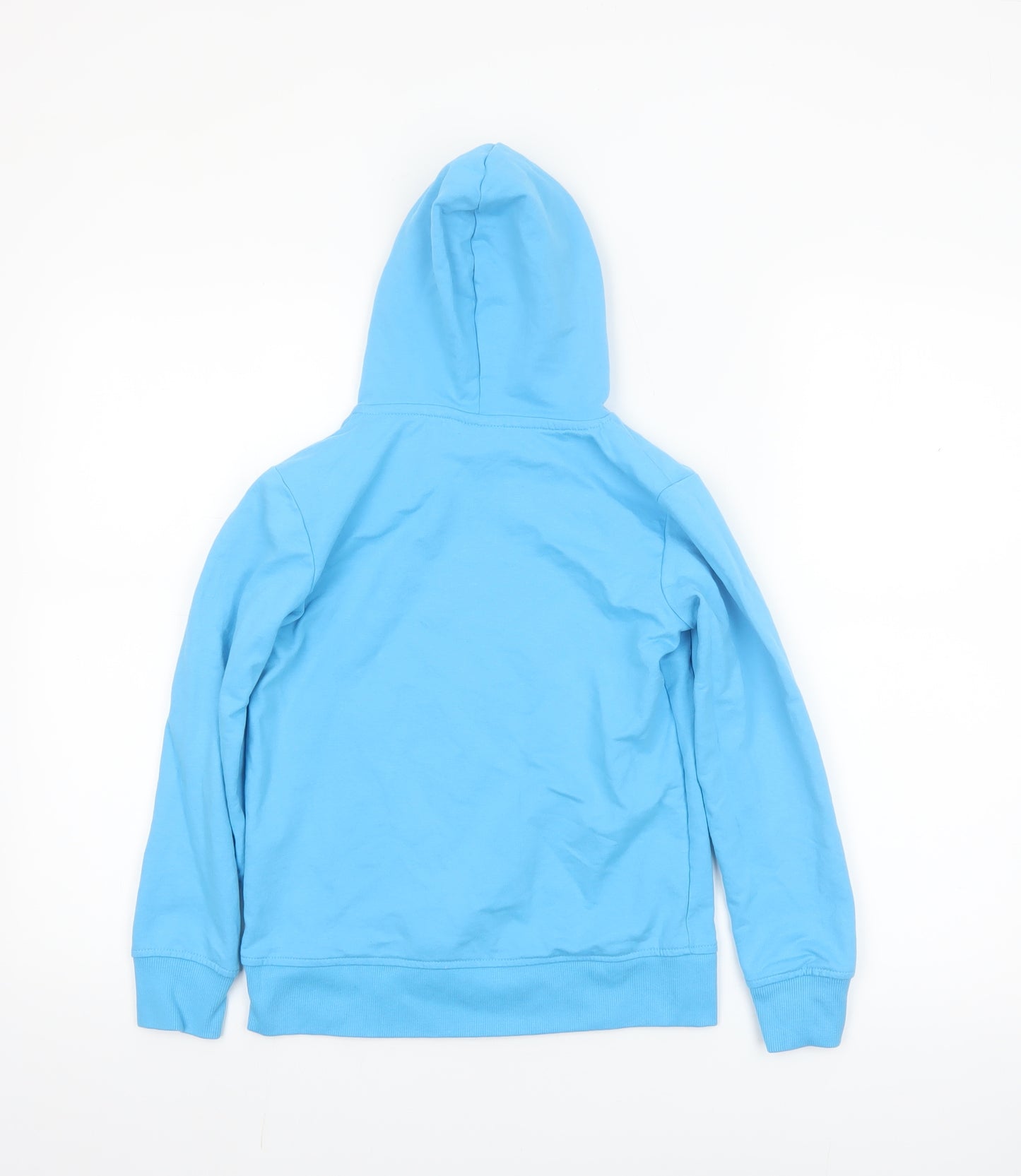 Minecraft Boys Blue Pullover Hoodie 8-10 Years Creeper Graphic Cotton Blend