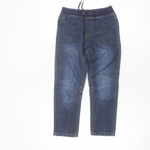 Dunnes Stores Boys Blue Elastic Waist Straight Jeans Age 6 Years