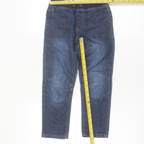 Dunnes Stores Boys Blue Elastic Waist Straight Jeans Age 6 Years