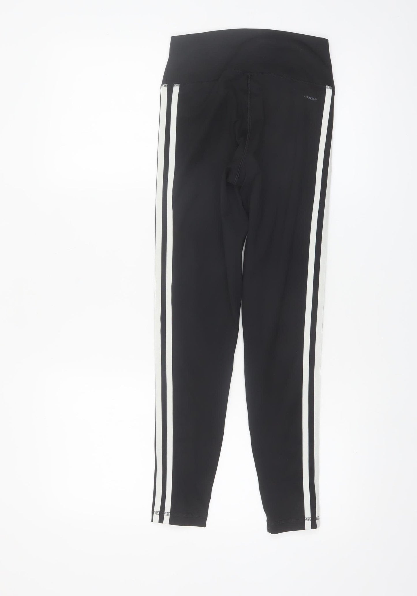 Adidas Womens Black S Slim Fit Stretch Sports Leggings