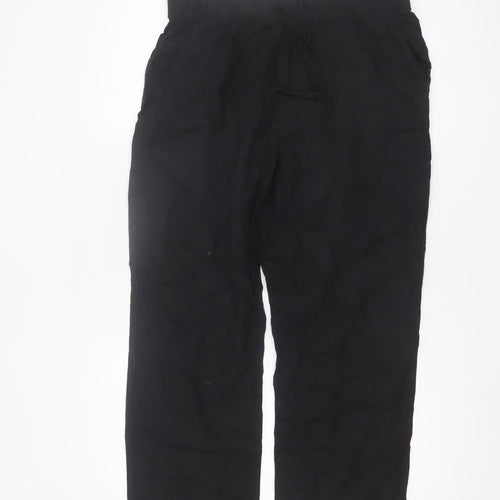 Esmara Womens Black Size 10 Straight Leg Lightweight Casual Trousers