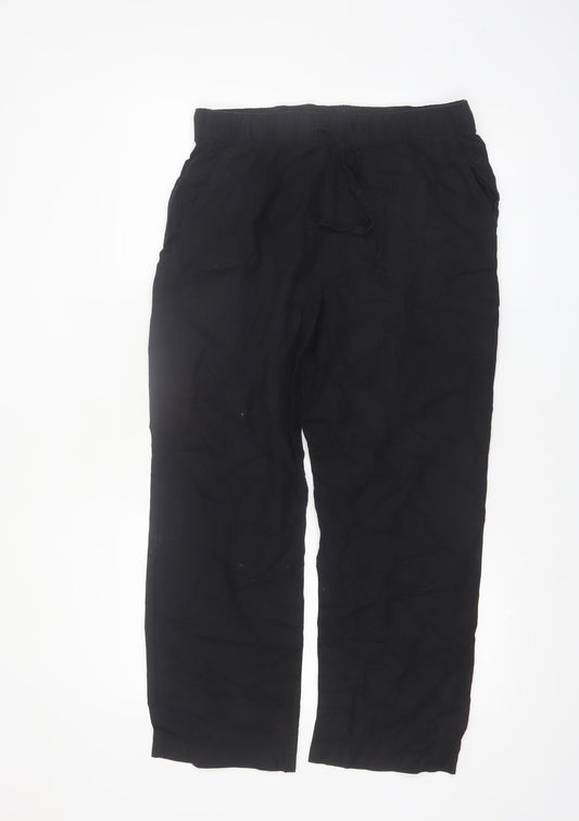 Esmara Womens Black Size 10 Straight Leg Lightweight Casual Trousers
