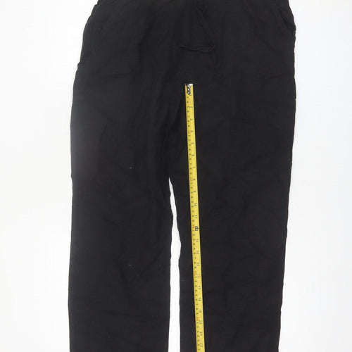 Esmara Womens Black Size 10 Straight Leg Lightweight Casual Trousers