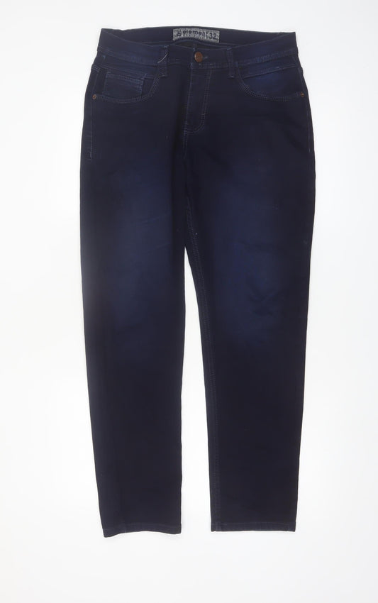 Element Women’s Blue Straight Leg Jeans Size 14 Regular Denim Stretch