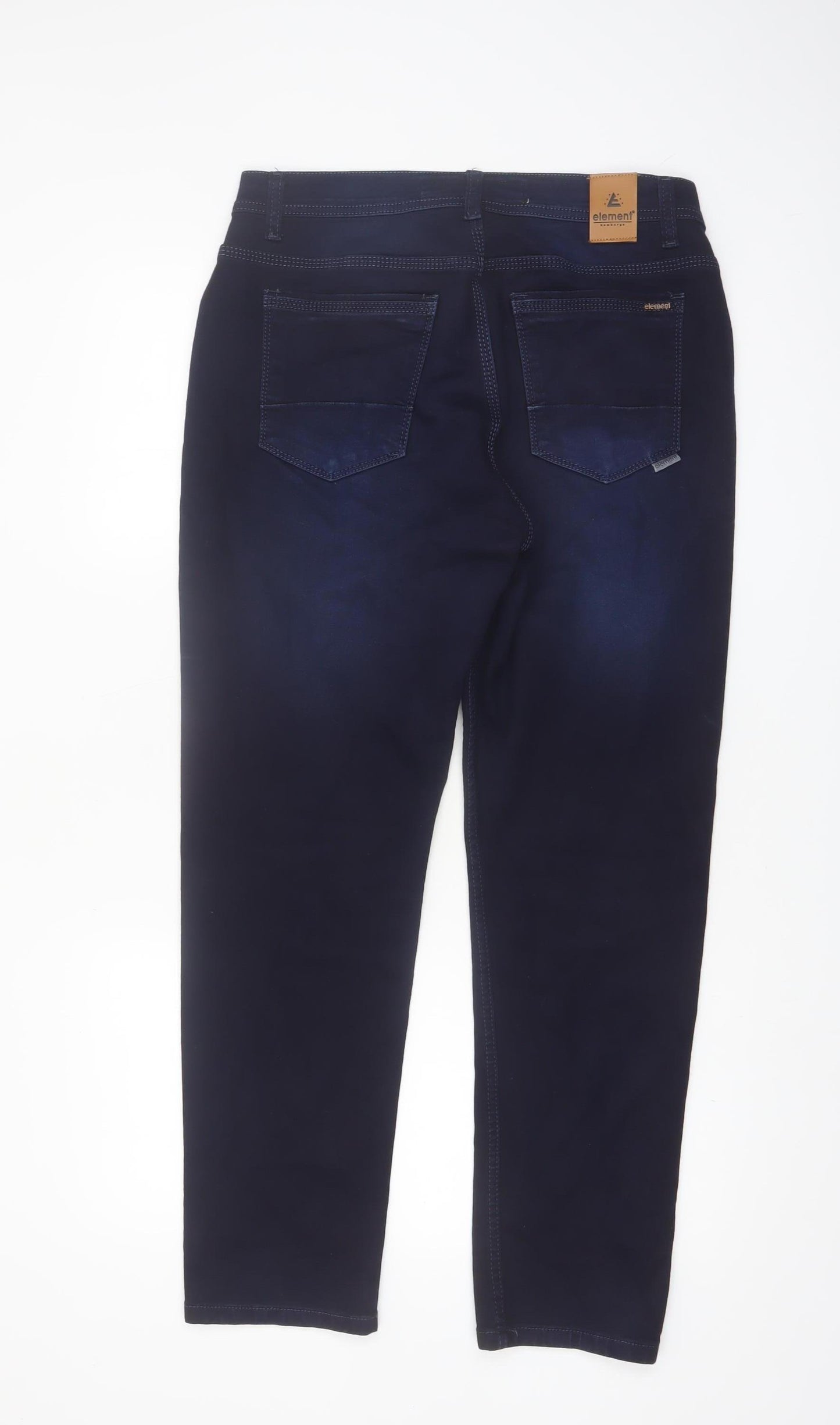 Element Women’s Blue Straight Leg Jeans Size 14 Regular Denim Stretch