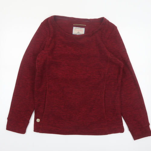 Regatta Great Outdoors Womens Red Pullover Sweatshirt UK 14