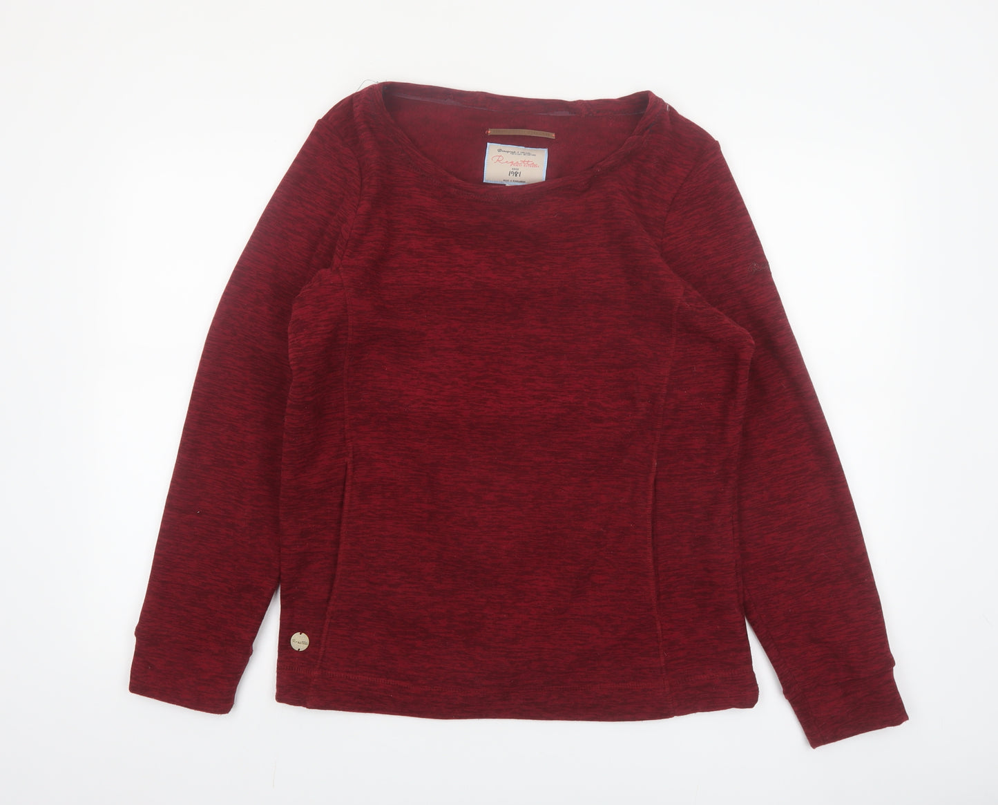 Regatta Great Outdoors Womens Red Pullover Sweatshirt UK 14