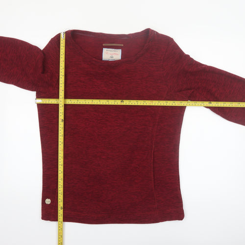 Regatta Great Outdoors Womens Red Pullover Sweatshirt UK 14