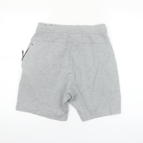Nike Men's Grey XS Sweat Shorts with Drawstring and Pockets