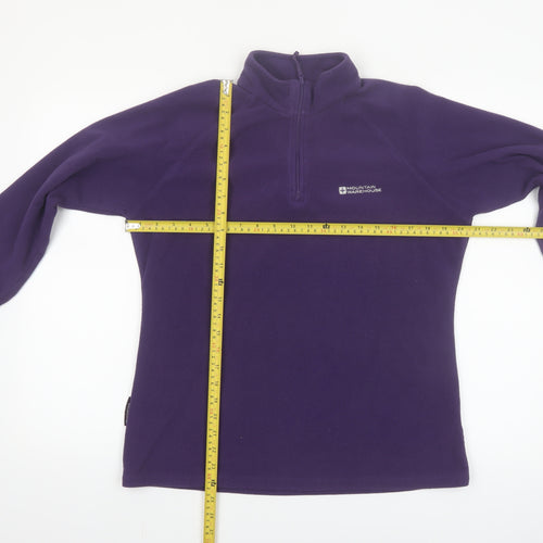 Mountain Warehouse Women Purple Fleece Pullover Sweatshirt UK14