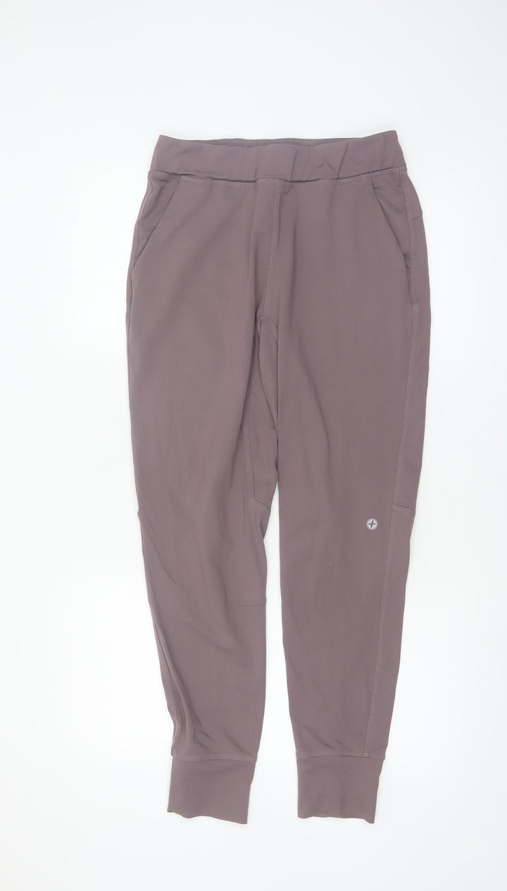 Gym+Coffee Womens Mauve Jogger Sweatpants Size S Athleisure Trousers