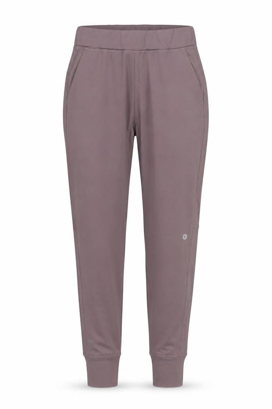 Gym+Coffee Womens Mauve Jogger Sweatpants Size S Athleisure Trousers