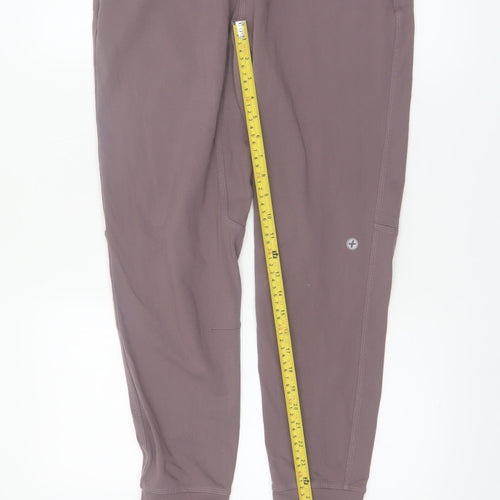 Gym+Coffee Womens Mauve Jogger Sweatpants Size S Athleisure Trousers