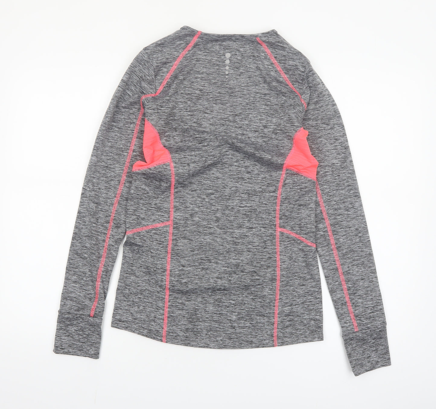 St. Bernard Grey Marl Womens Long Sleeve Activewear Top Size 12