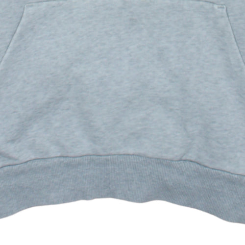 Puma Men's Grey Pullover Hoodie Size L Fleece Sportswear