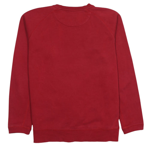 Jordan Mens Red Crew Neck Pullover Sweatshirt Size L