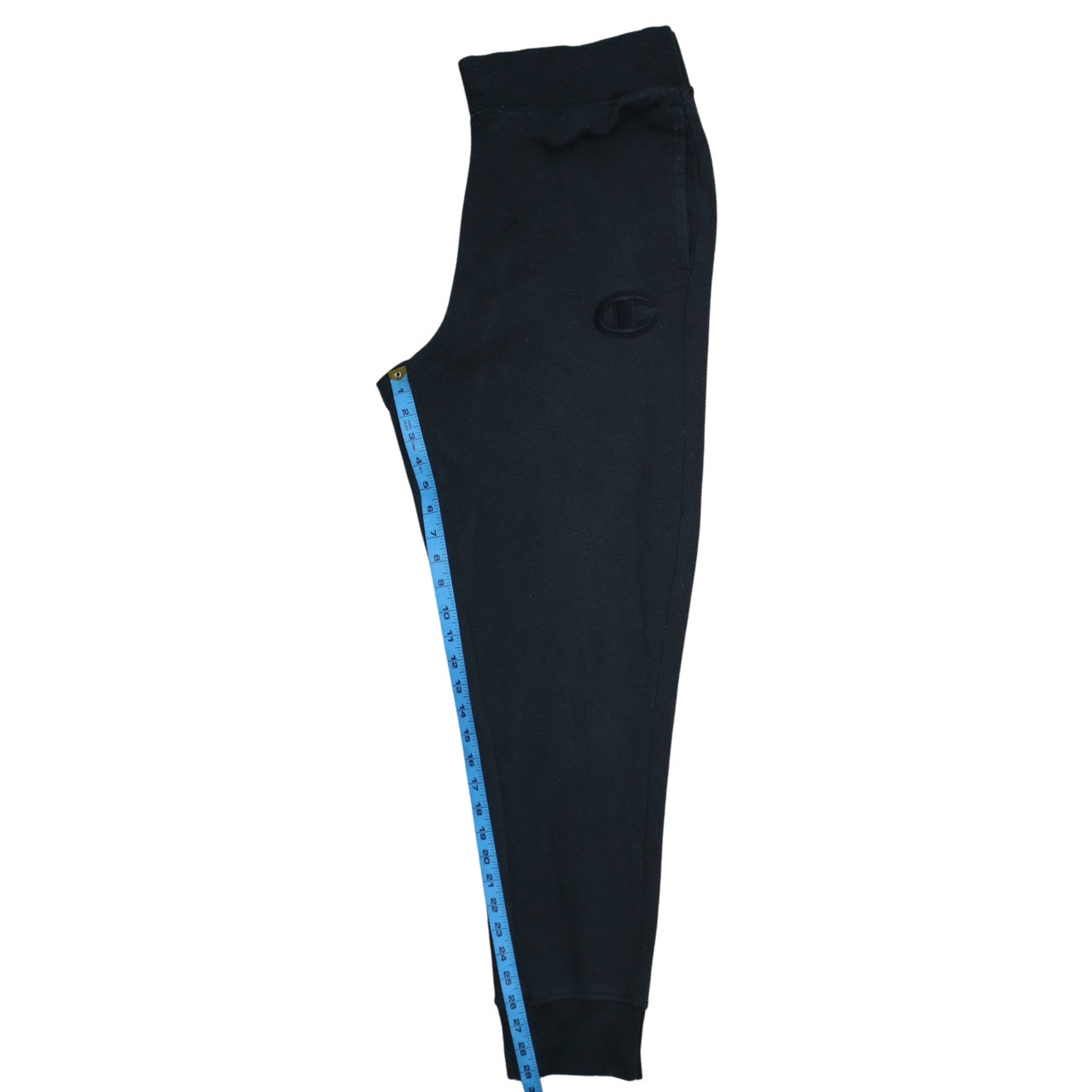 Champion Men's Black Fleece Jogger Trousers Size L