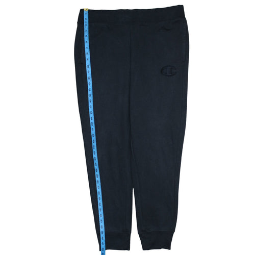 Champion Men's Black Fleece Jogger Trousers Size L
