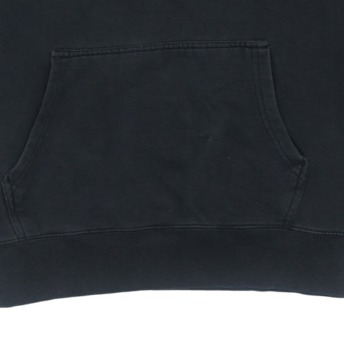 FILA Men's Black Pullover Logo Hoodie Size M