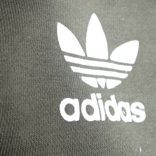 Adidas Womens Green Full Zip Hoodie Size 16 Hooded Sweatshirt
