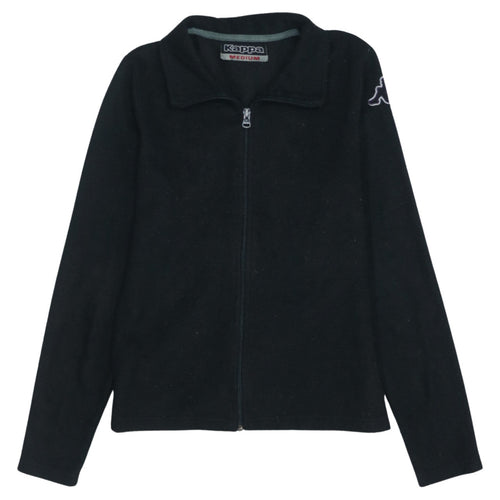 Kappa Men's Black Fleece Full Zip Jacket Size M