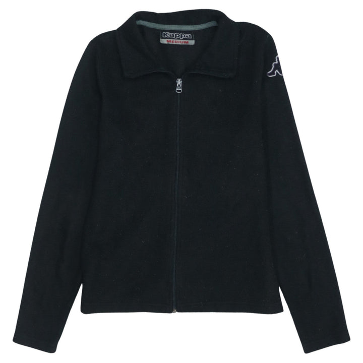 Kappa Men's Black Fleece Full Zip Jacket Size M