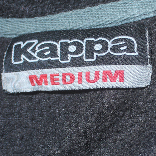 Kappa Men's Black Fleece Full Zip Jacket Size M