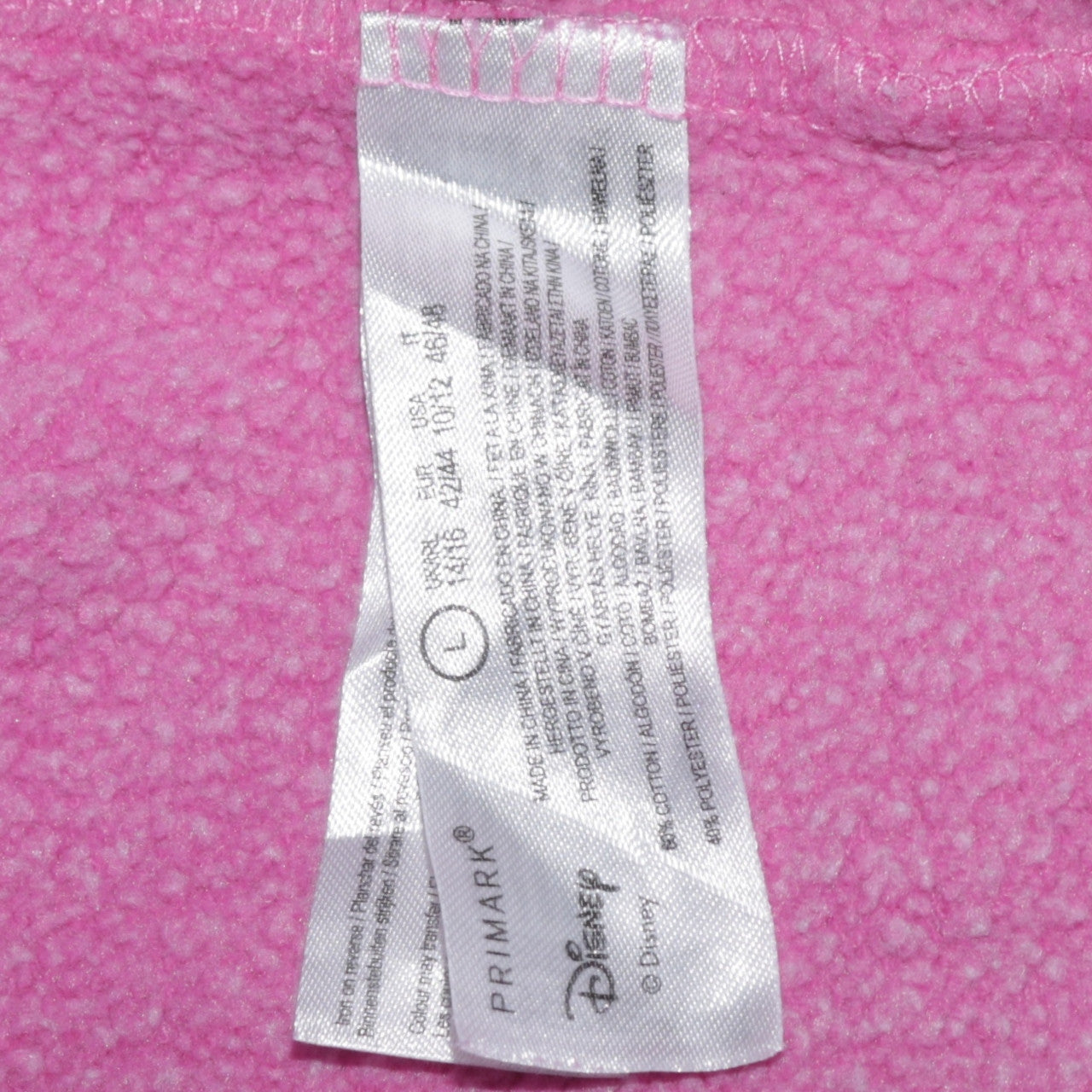 Disney Stitch Pink Pullover Sweatshirt Women L Primark