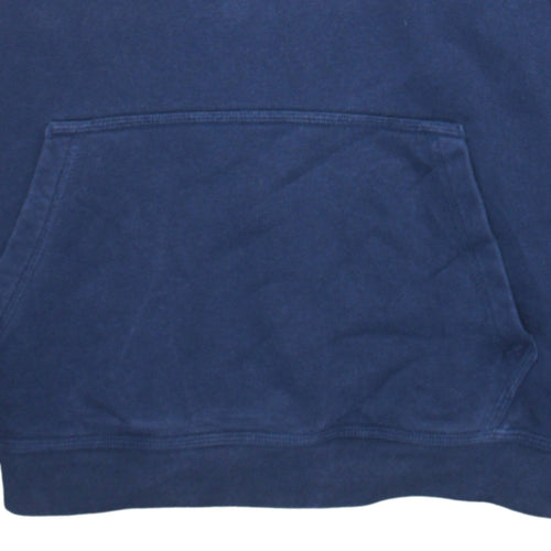 Nike Boys Blue Pullover Hoodie Sweatshirt L 147–158cm Fleece Logo