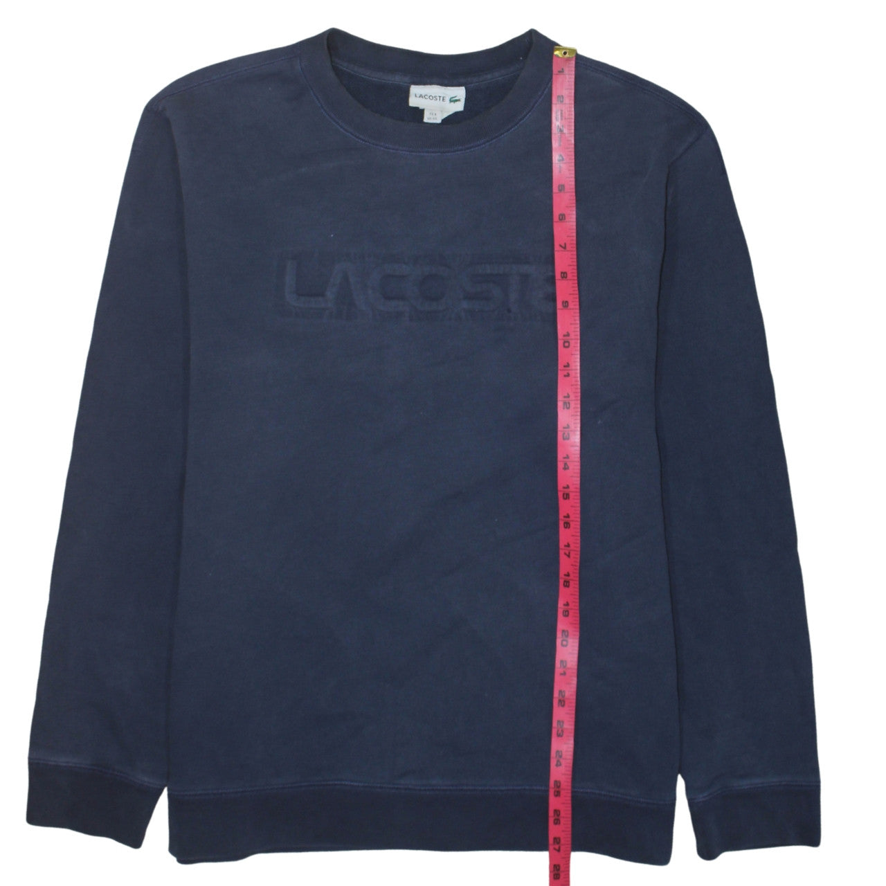 Lacoste Men's Blue 3XL Crew Neck Pullover Cotton Sweatshirt